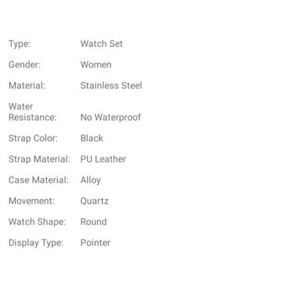 New Starry Sky Dial Round Pointer Quartz Watch and Necklace Set - Picture 6 of 7